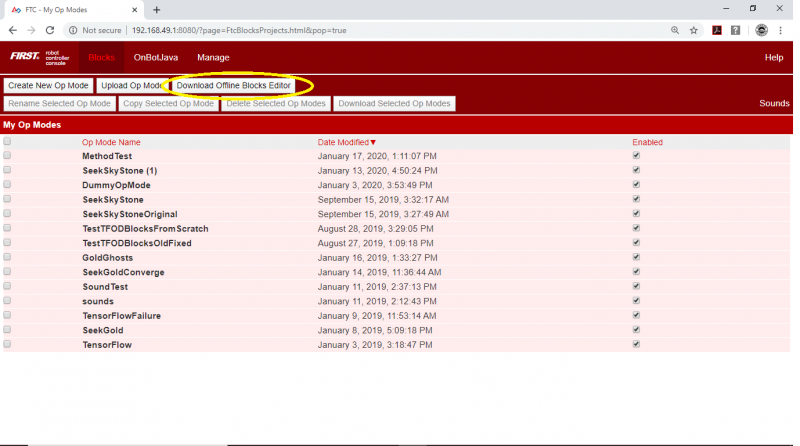 Using FTC Blocks Offline Editor - ORTOP Wiki